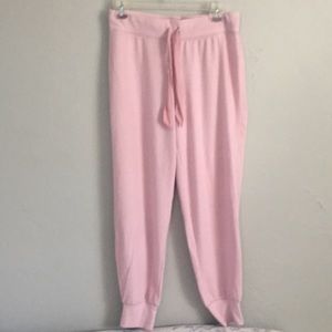 Victoria’s Secrets joggers in lilac.